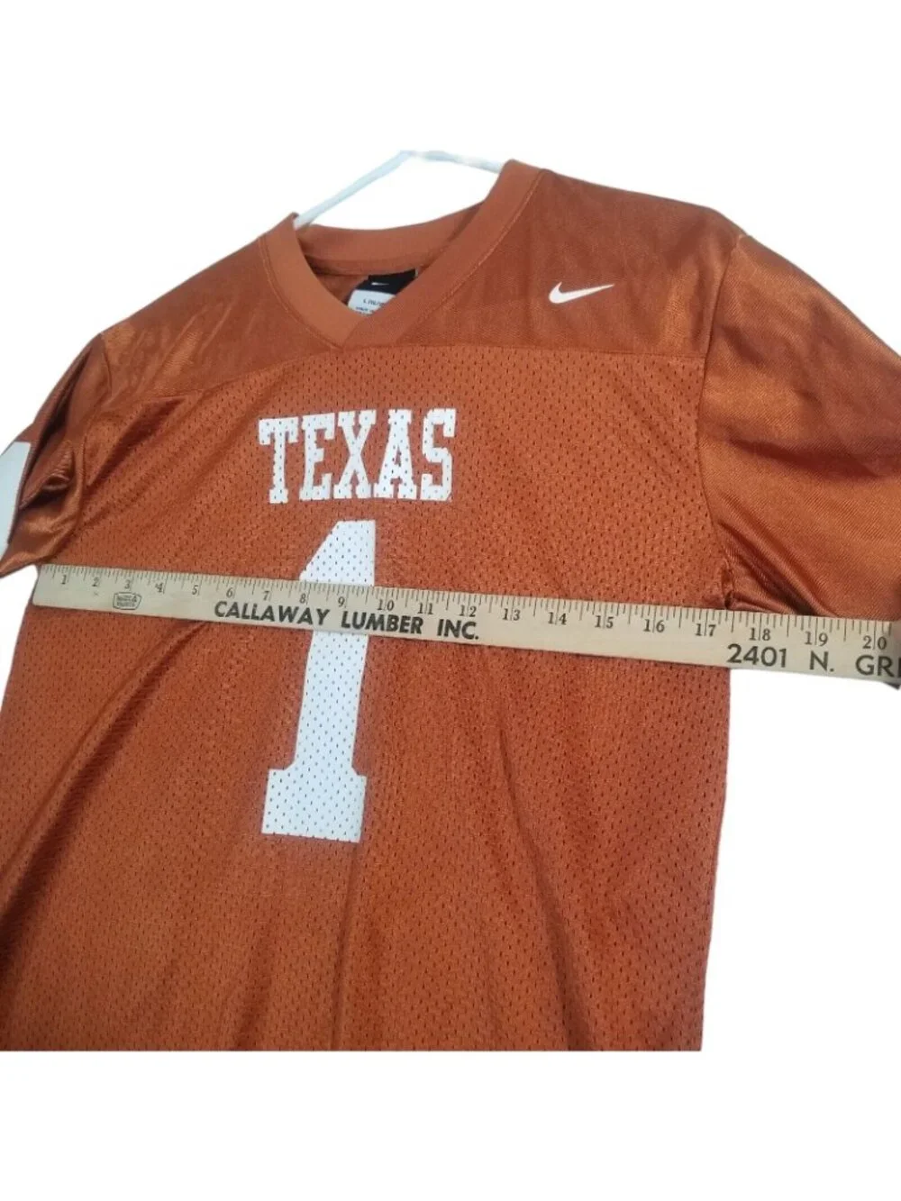 Texas Longhorns Nike Youth Large Jersey #1 Orange NCAA Football Team Shirt